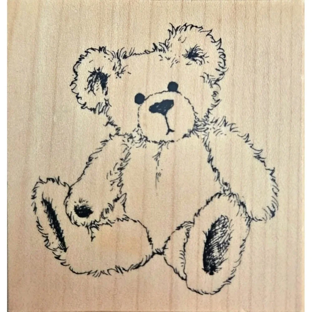 PSX Designs Teddy Bear Seated F1815 2.25